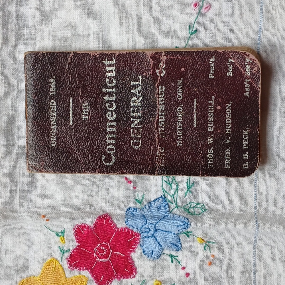 Antique Advertising Memo Book from 1868